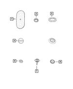 4589532AA - Body Sheet Metal Except Doors: Floor Pan Plug for Mopar Image