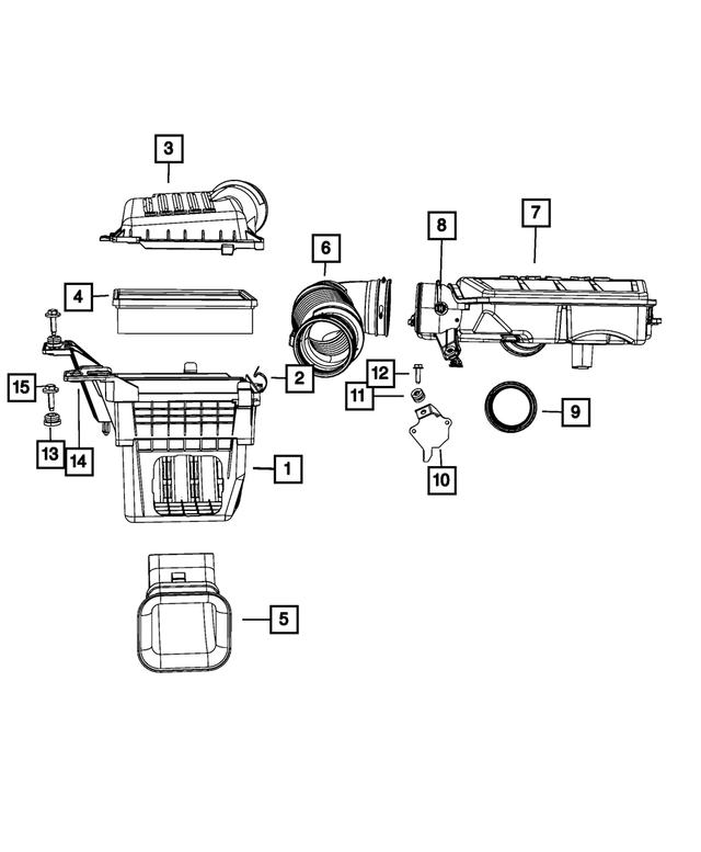 53034012AC - Fuel: Clean Air Hose for Mopar Image image