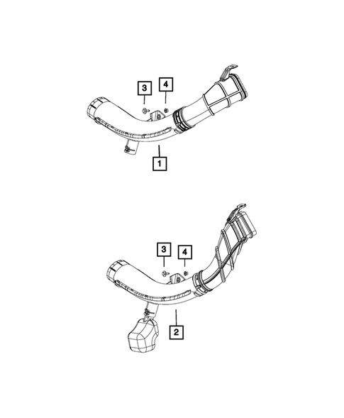 Air Inlet Components for 2020 Jeep Compass #0