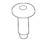 7147122476 - Electrical: Belt &amp; Retractor Lower Bolt for BMW Image