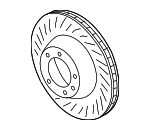 98135240881 - Brakes: Rotor for Porsche: 718 Boxster, 718 Cayman, 718 Spyder, Cayman Image