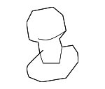 211611483 - Brakes: Caliper Cap for Porsche: 718 Boxster, 718 Cayman, 718 Spyder, 911, Cayenne, Cayman, Macan, Panamera, Taycan Image