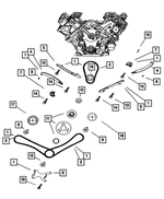 6100932 - Engine 4.7L Eight Cylinder: Hex Bolt for Mopar Image