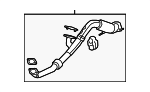28610C6200 - Exhaust: Front Pipe for Kia Image