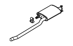 28650S9300 - Exhaust: Front Muffler for Kia Image