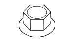 1022510007K - Suspension: Strut Mount Nut for Hyundai Image