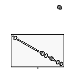 495912V2A5 - : Shaft &amp; Joint Assembly for Hyundai: Veloster Image
