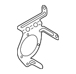 4G0906617L - Emission System: Mount Bracket for Audi Image