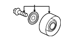 31140RPYG01 - : Idler Pulley for Acura Image
