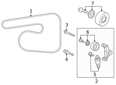 Belts & Pulleys for 2025 Acura Integra #0