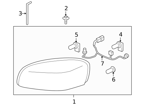 Lighting - Exterior for 2005 Saturn Relay #1