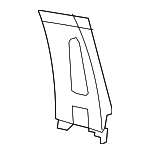 1DX50BD1AB - Body: Door Pillar Post Trim Set for Mopar Image