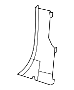 1EB80XDVAA - Body: Lock Pillar Trim for Mopar Image