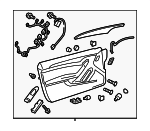 22815728 - : Light Cashmere Front Passenger Side Door Trim for GM Image