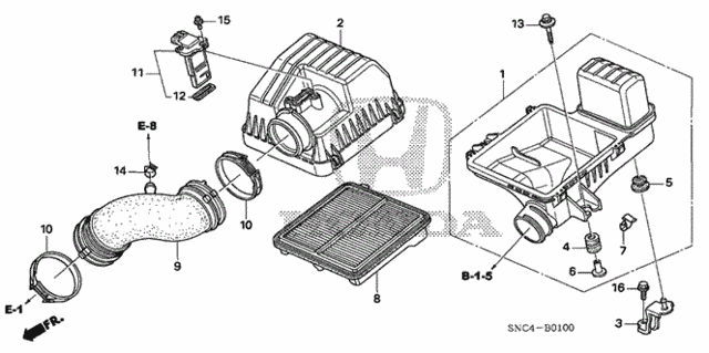 Air Cleaner for 2006 Honda Civic #0