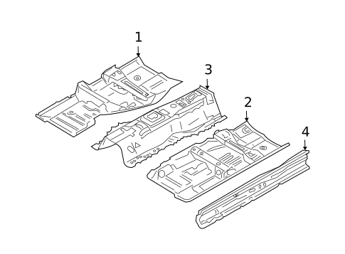 Floor & Rails for 2007 INFINITI G35 #0