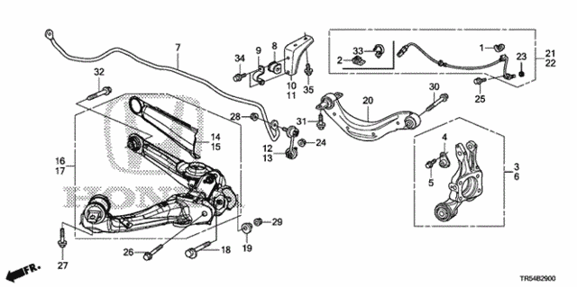 Rear Lower Arm for 2012 Honda Civic #0