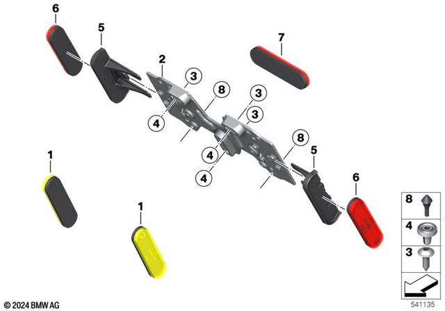 7147137416 - Lights: Fillister Head Self-Tapping Screw - St4.8X16 for BMW-Motorrad Image