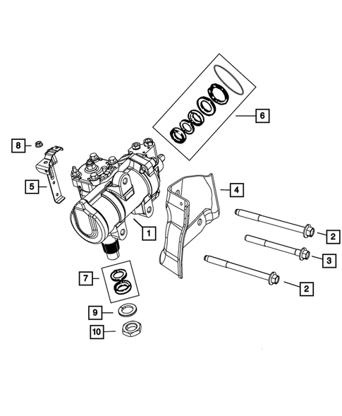 Steering Gear for 2012 Ram 2500 #0