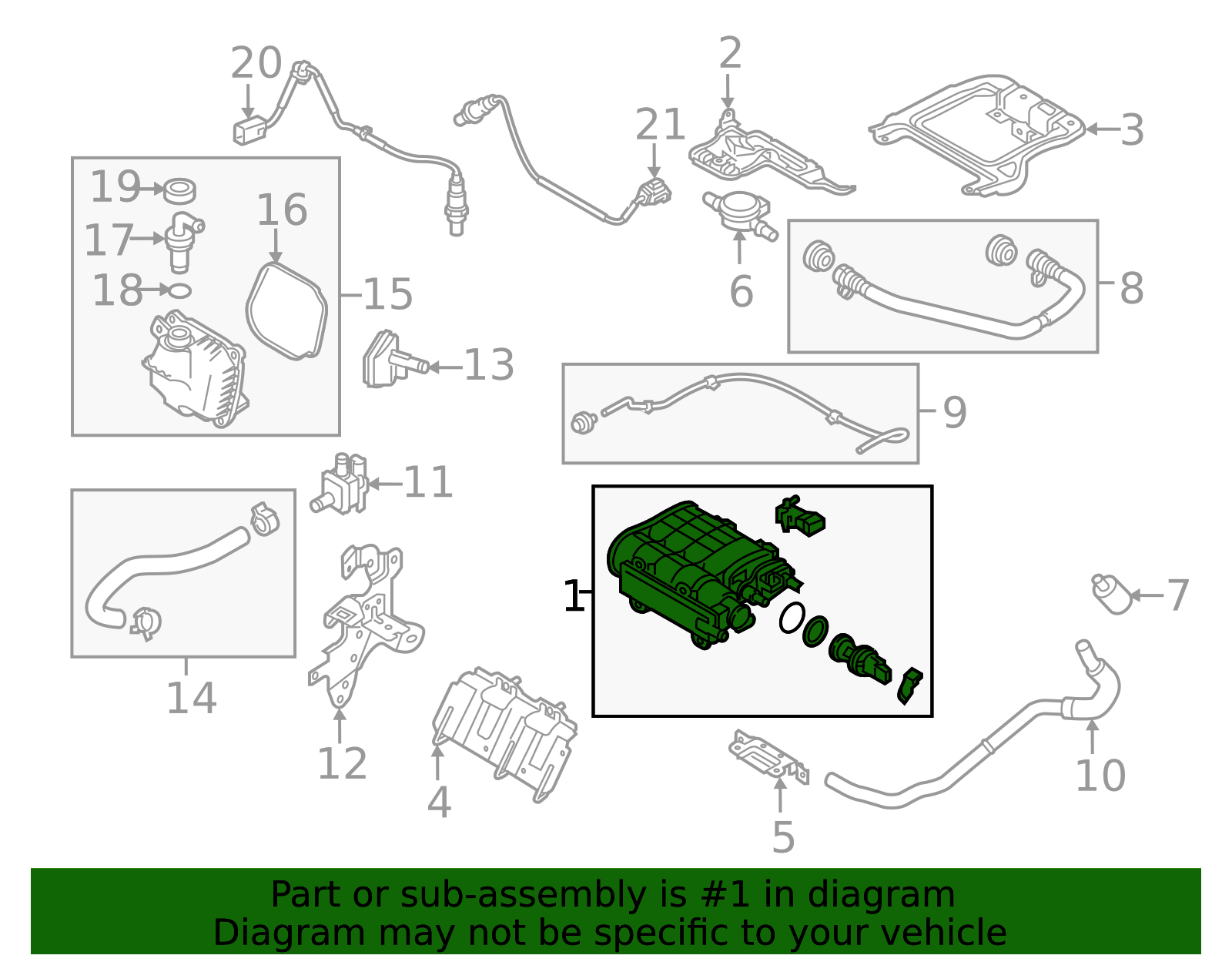 2016-2020 Toyota Vapor Canister 77740-WB001 | OEM Parts Online