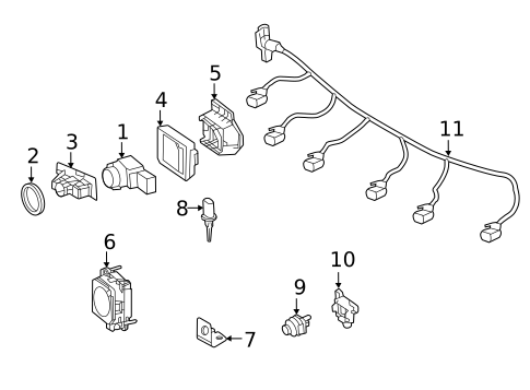Parking Aid for 2019 Mercedes-Benz AMG&reg; GT S #0