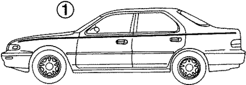 Stripe Tape for 1996 Toyota Camry #0