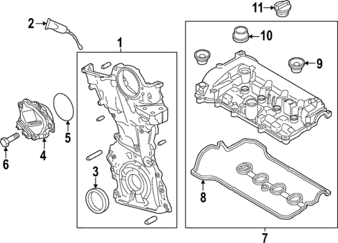 Valve & Timing Covers for 2024 Mazda CX-50 #0
