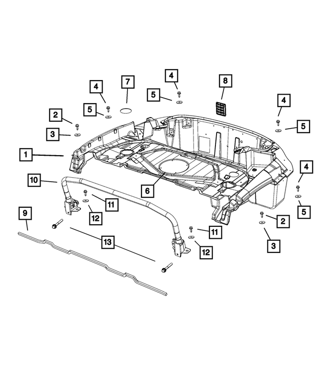 6100886 - : Flat Round Washer for Mopar Image