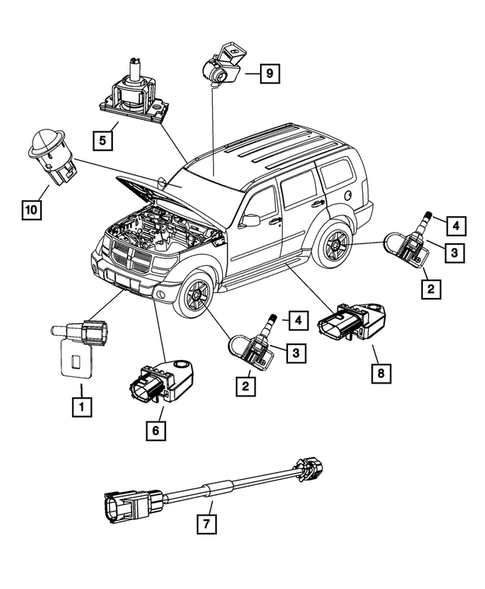 Sensors for 2011 Jeep Liberty #0