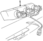 4576250 - Electrical: High Mount Lamp for Chrysler: Grand Voyager, Town &amp; Country, Voyager | Dodge: Caravan, Grand Caravan Image