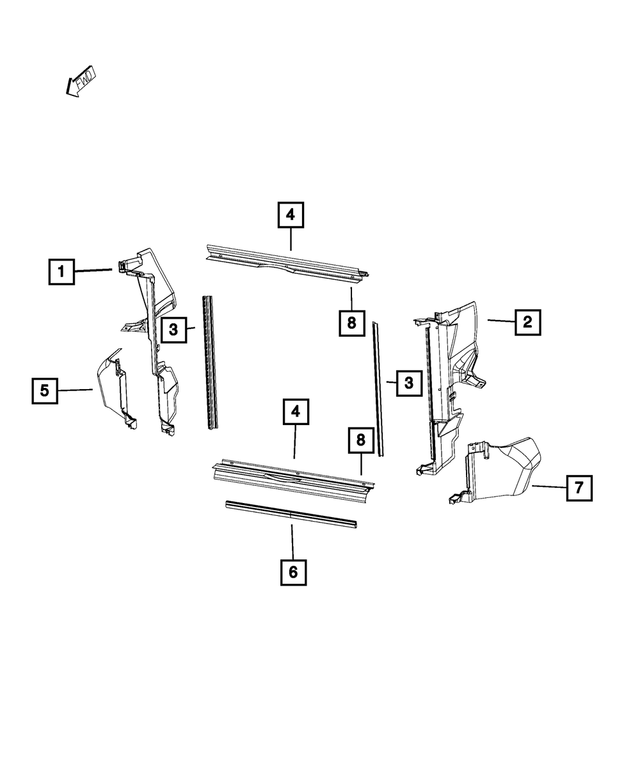 68046823AA - Cooling: Screw for Chrysler: 300 | Dodge: Challenger, Charger Image