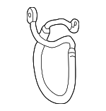 80315S84A01 - HVAC: A/C Refrigerant Discharge Hose for Honda Image