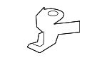 32416763572 - Steering: Power Steering Return Hose Bracket for BMW Image