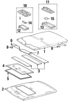 94859691 - : Dome Lamp Assembly for Chevrolet: Prizm Image