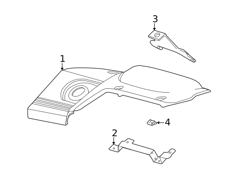 Engine Appearance Cover for 2008 Jaguar X-Type #0