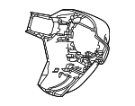 78518T20A31ZA - Steering: Rear Cover for Honda Image
