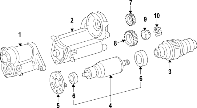 2815074230 - Electrical: Starter Solenoid for Toyota: Avalon, Camry Image