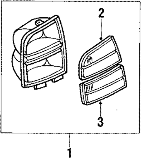 Tail Lamps for 1988 Oldsmobile Delta 88 #0