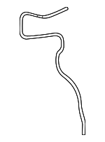 76868TGVA01 - Body: Washer Hose for Acura: TLX Image