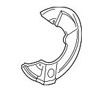 3F2Z2K005AA - Brakes: Splash Shield for Ford: Freestar | Mercury: Monterey Image