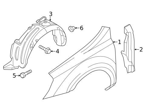 Fender & Components for 2014 Kia Sedona #0