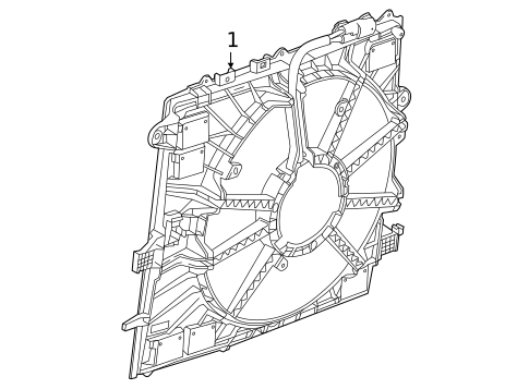 Cooling Fan for 2024 Cadillac CT5 #0