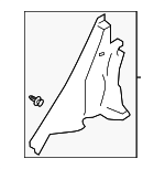 94043FL11AVH - : Lower Quarter Trim for Subaru: Impreza Image