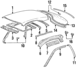 648112B180 - Body: Back Glass for Toyota Image image