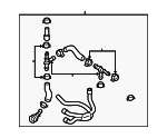 4G0145919AH - Cooling System: Water Hose for Volkswagen Image