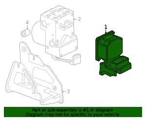 2003-2007 Hummer H2 ABS Control Unit 19301997 GM | GMPartsDirect.com