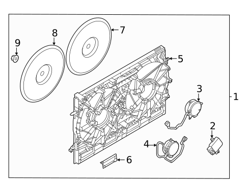 Cooling Fan for 2021 Nissan Rogue #0