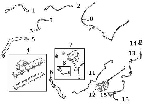 Emission Components for 2012 Land Rover Range Rover Evoque #7