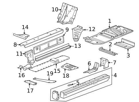 Floor for 2022 Chevrolet Corvette #0