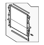 PX2815200B - Belts &amp; Cooling: Radiator for Mazda Image